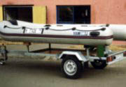 Boat carrier trailers