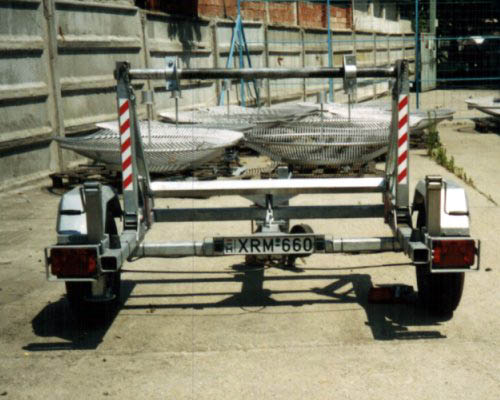 cLOSE Cable reel carrier trailer