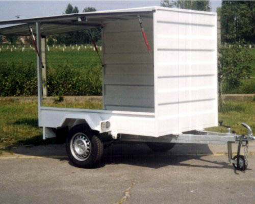 Close Closed cased trailers