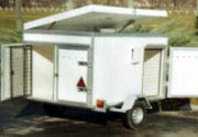 Dog carrier trailers