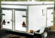 Dog carrier trailers