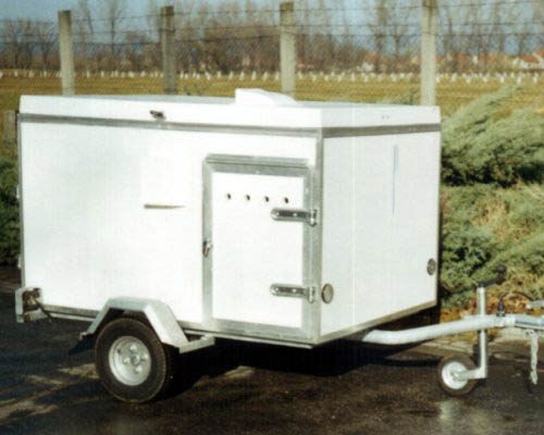 Close Dog carrier trailers