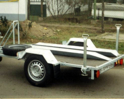 Close Motorcycle carrier trailers