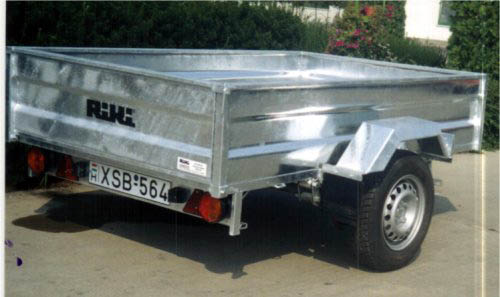 Close Single axle trailers